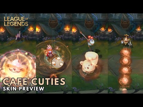 NEW Cafe Cuties Jinx, Lulu, Poppy and Rumble | Skin Preview