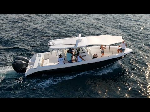 Add SHADE To Your BOAT in 2 MINUTES!! 335 Everglades Boat Sunshade!