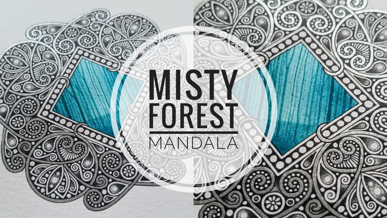 Misty Forest Mandala Time Lapse