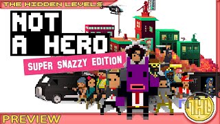 Not a Hero: Super Snazzy Edition Preview and Gameplay (Xbox One)