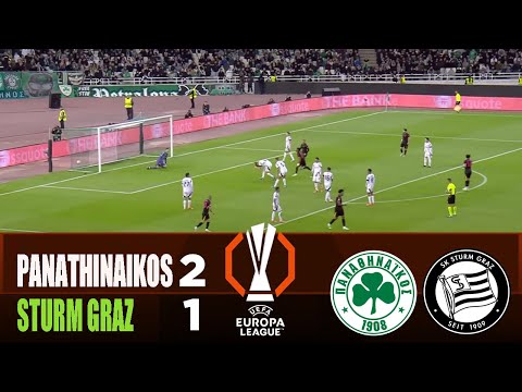 PANATHINAIKOS vs STURM GRAZ 2-1 | 2025 Europa League | Match Highlights