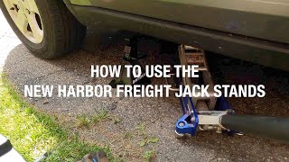 How to use the new Harbor Freight Jack Stands!
