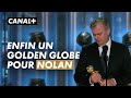 Christopher Nolan élu meilleur réalisateur pour Oppenheimer - Golden Globes 2024 - CANAL+