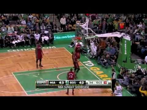 Rajon Rondo - Euro-Step Plus the Foul vs Ilgauskas
