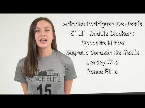 Adriana Rodriguez de Jesus - MB/OH  🏐 Ponce Elite Club Highlight