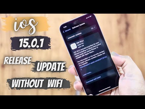 iOS 15.0.1 update now without wifi | iOS 15.0.1 what's new