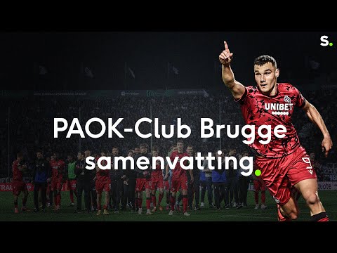 FC PAOK Salonic 0-2 Club Brugge Koninklijke Vereniging KV   ( Europa Conference League 2023 / 2024 )