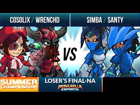 Cosolix & Wrenchd vs Simba & Santy - Loser's Final - Summer Championship 2020 - 2v2 NA