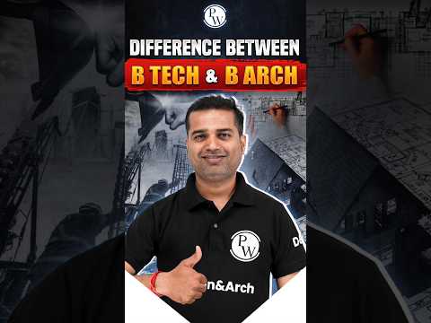 Difference Between B Tech & B Arch 😱
