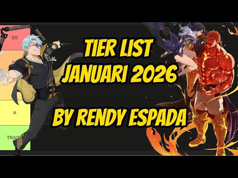 7DS Tier List January 2026!! Seven Deadly Sins By Rendy Espada!! - Meta Changes All!!