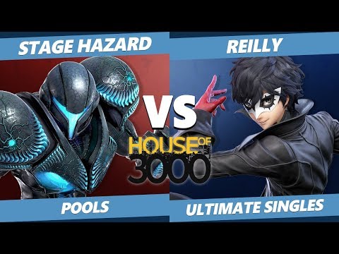 Xeno 200 Pools - Stage Hazard (Dark Samus, Samus) Vs. Reilly (Joker) Smash Ultimate - SSBU