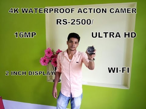@Wi-Fi@ 4K Waterproof Sports Action Camera - @4K Ultra HD, @16MP,