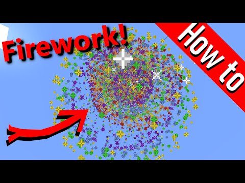 Eyecraftmc - Minecraft: How to Make a Rainbow Color Changing Firework - Tutorial