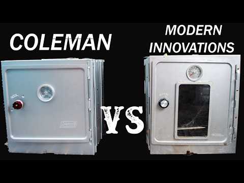 Coleman Portable Camping Oven with Built-In Thermometer & Adjustable Rack, Folds Flat for Easy Storage, Sits on Camp Stoves & Fire video review thumbnail