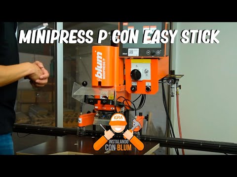 Introducción a la Minipress P con Easy Stick | Instalando con Blum | IGRA