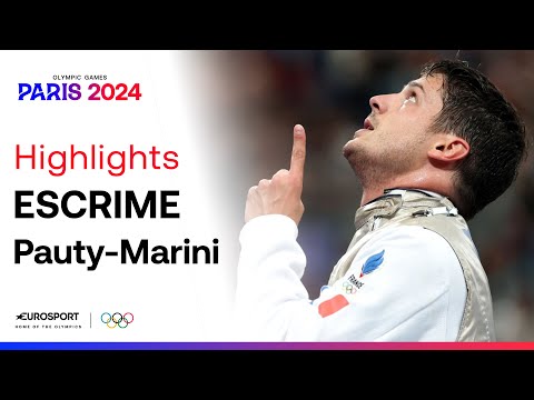 JO PARIS 2024 - La FOLLE remontée de Maxime Pauty face à Tommaso Marini en fleuret