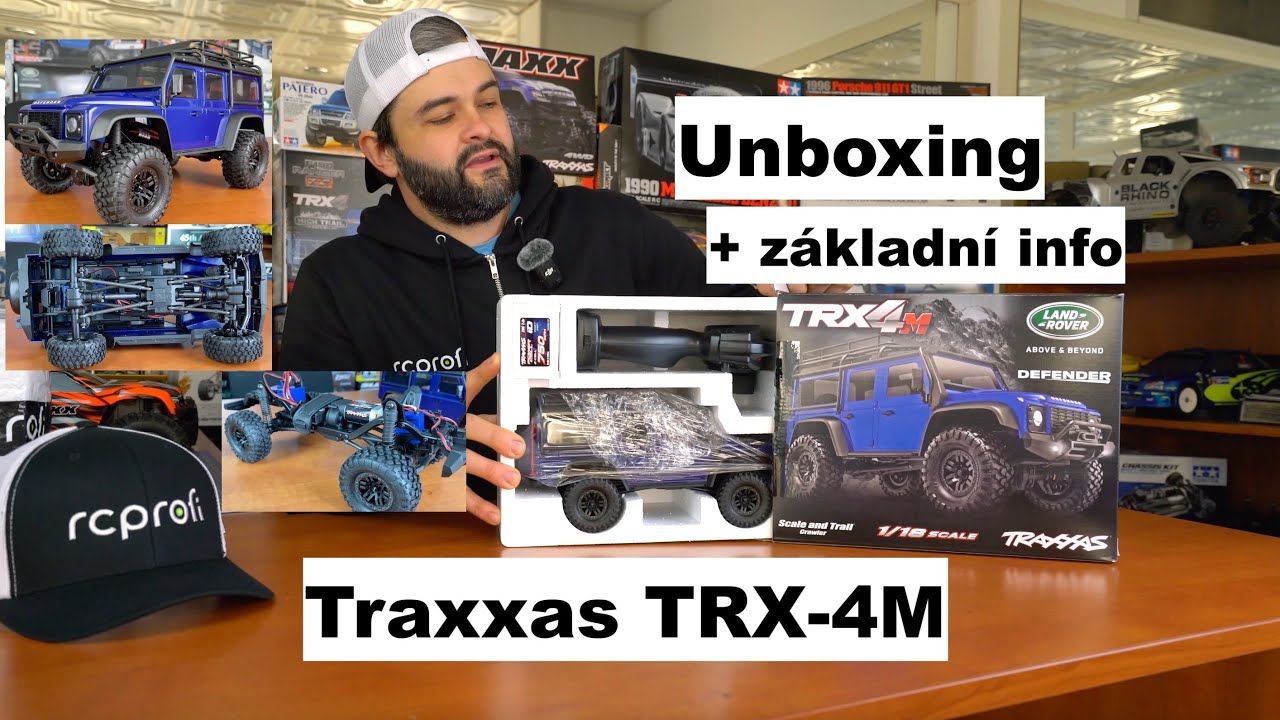 RC auto Traxxas TRX-4M Land Rover Defender 1:18 RTR, strieborná