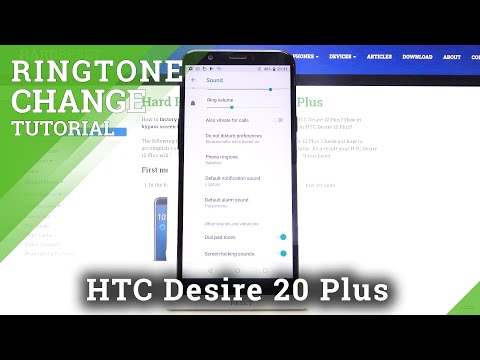 How to Set Up Ringtone in HTC Desire 12 Plus – Adjust Sound of Incoming Calls & Messages