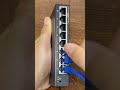 Network Switch ASMR 8 Port Gigabit Ethernet Switch Shorts Youtubeshorts Network Homelab