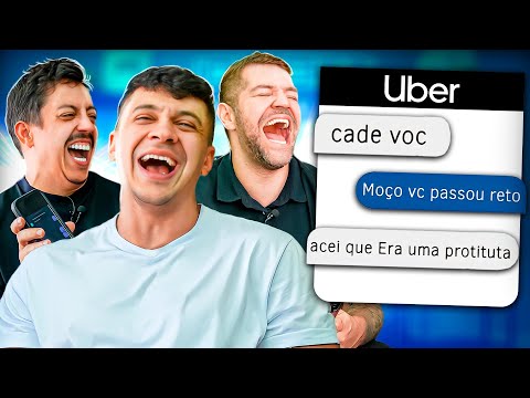 PERDERAM A NOÇÃO NAS CONVERSAS DO UBER 🤣 (ft. Renato Albani & Victor Sarro)
