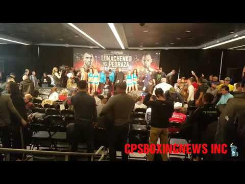 ALEXANDER BESPUTIN VS JUAN CARLOS  ABREU Weight-in