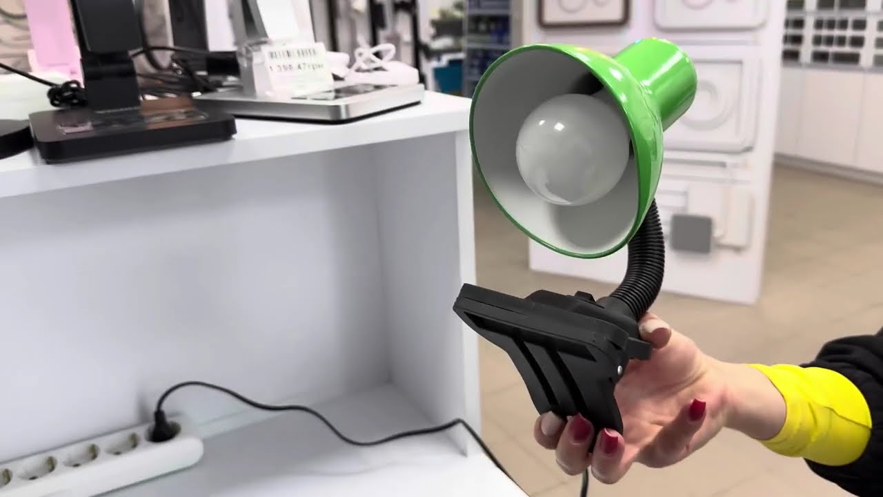 Настольная лампа с прищепкой LOGA LIGHT CL-109 Трава