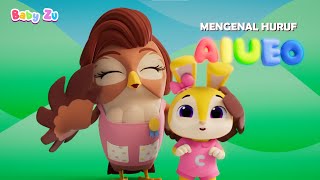 Download lagu Mengenal Huruf AIUEO ♪ Belajar Mengenal Huruf Vokal ♪ Lagu Anak Viral Indonesia ♪ BabyZu mp3