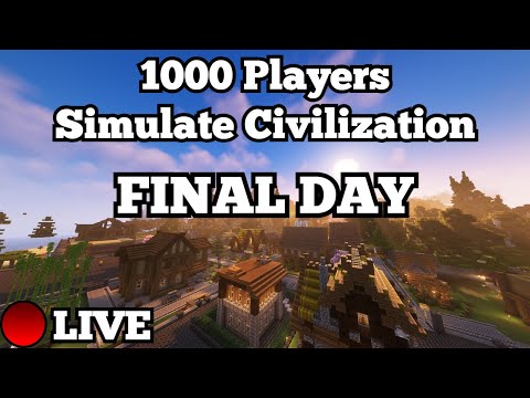 1000 Players in Minecraft's Final Hours!