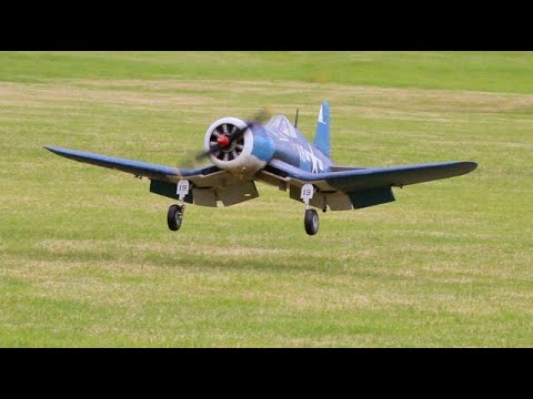 1/5 SCALE ZIROLI CORSAIR - GP 76cc FLAT TWIN PETROL - DEANO AT BMFA BUCKMINSTER RC WARBIRDS - 2022