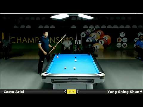 2017 World Pool Championship 楊清順(Yang Ching Shun) vs Casto Ariel