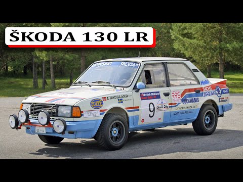 ŠKODA 130 LR rally car from '80s