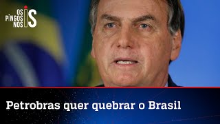 Bolsonaro se revolta e escancara lucro absurdo da Petrobras em tempos de crise