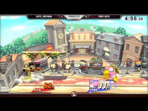 Smash 4 Versus Weekly 11/12/15 - Winners R3 - 8Bitman (ROB) vs Prof Oats (Yoshi)