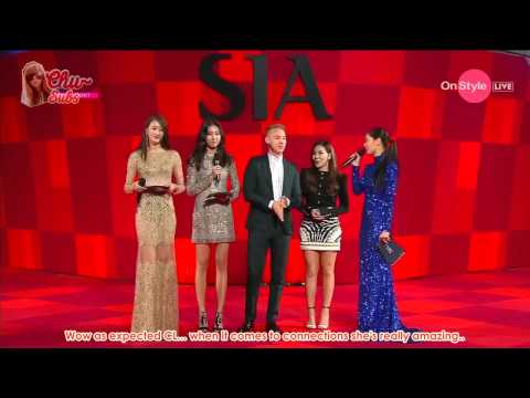 [ENG] 141028 Style Icon Awards Red Carpet - CL & Diplo