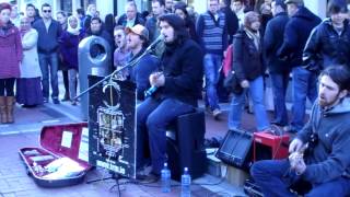 The Riptide Movement - Hot Tramp - Live on Grafton Street, Dublin 27/11/2011