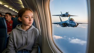 She Was Only a Kid in Seat 7A — Until the F-22s Addressed Her by Call Sign..!