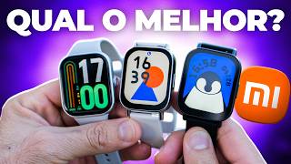 QUAL O MELHOR? REDMI WATCH 5 vs REDMI WATCH 5 LITE vs REDMI WATCH 5 ACTIVE - QUAL VALE A PENA?