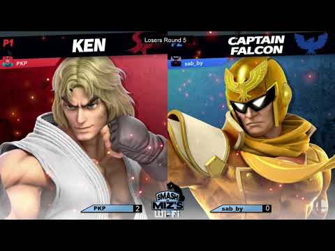 Smash @ Miz's WiFi - PKP (Ken) vs. Sab_by (Wario, Captain Falcon) Losers Round 5