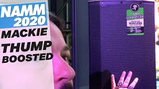 Video thumbnail for Mackie Thump BST - Boosted wireless bluetooth PA monitor speakers @ NAMM 2020 - djkit.tv by djkit®