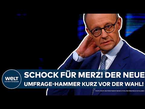 DEUTSCHLAND: Schock für Friedrich Merz! Der neue Umfrage-Hammer kurz vor der Wahl! Die Linke jubelt!