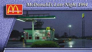 OPEN LATE 1994 // Nostalgic Vaporwave with McDonalds VHS Aesthetics