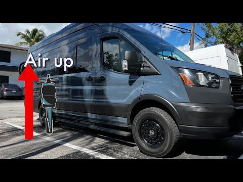 Camper Van Air Ride Suspension Upgrade