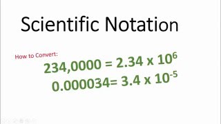 Scientific Notations: How to Convert Numbers into Scientific Notations , IIT-JEE physics classes