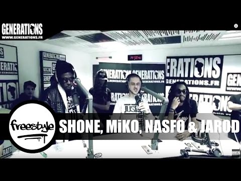 Shone, Miko, Nasfo & Jarod - Freestyle (Live des Studios de Generations)
