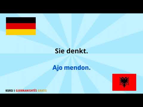 Gjermanisht - Shqip - Meso Gjermanisht Niveli A1 A2 B1 B2