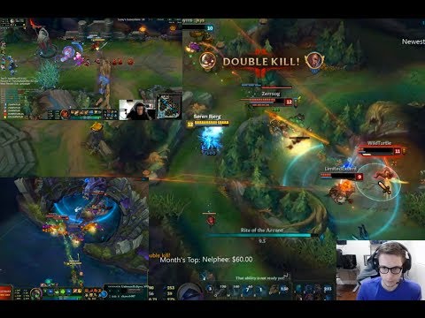 Best Stream Moment! BJERGSEN With The Greatest XERATH Move Ever? NB3 With The Crit