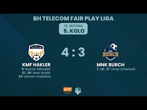 HIGHLIGHTS | KMF HAKLER - MNK BURCH | BHT FPL SEZONA 14 | VIKEND 05