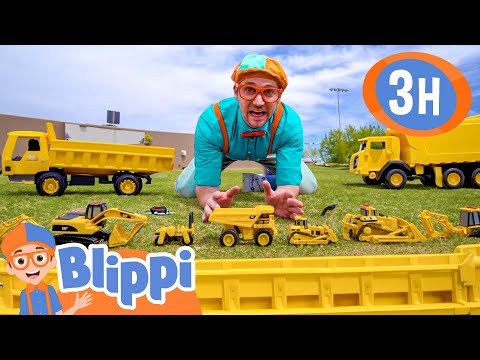 Blippi Learns to Count 1 to 10 with Excavators | Blippi and Meekah Best Friend Adventures