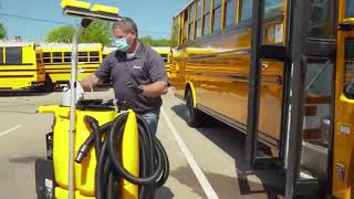Kaivac No-Touch Cleaning System – Deep Clean for School Buses