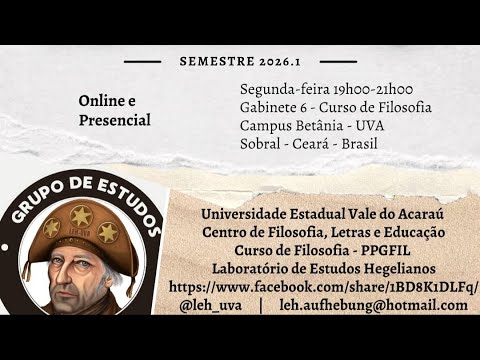 Vídeo no YouTube (LEH/UVA-CNPq Canal Aufhebung)